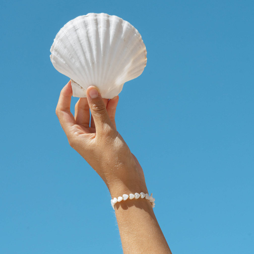 Cahaya Adjustable Beaded Bracelet Heart/Star