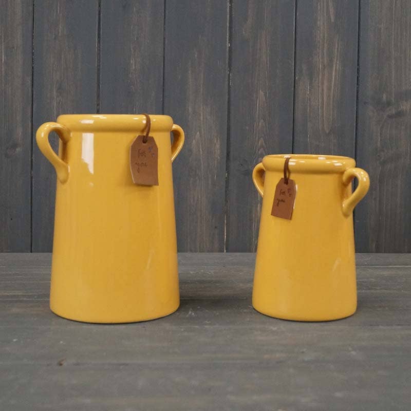 Burnt Yellow Vase