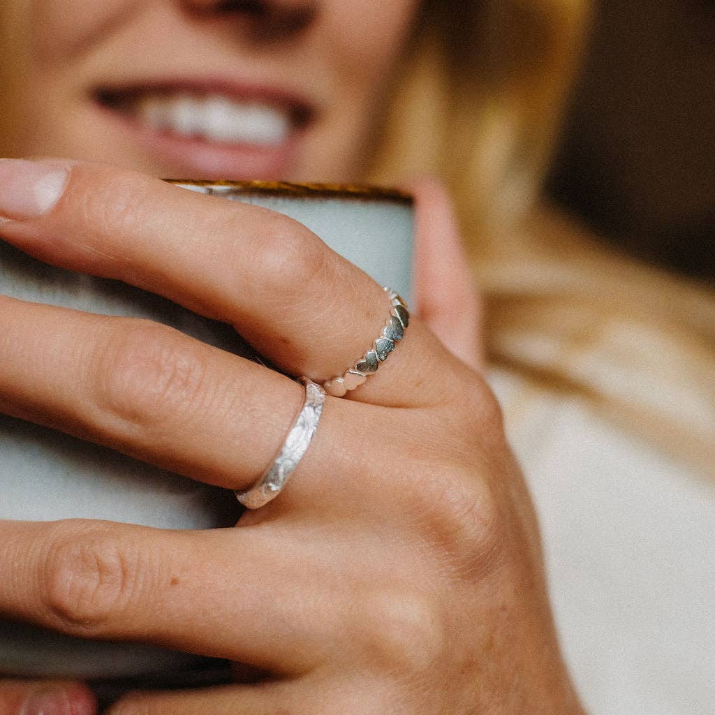 Arjuna Adjustable Heart Ring