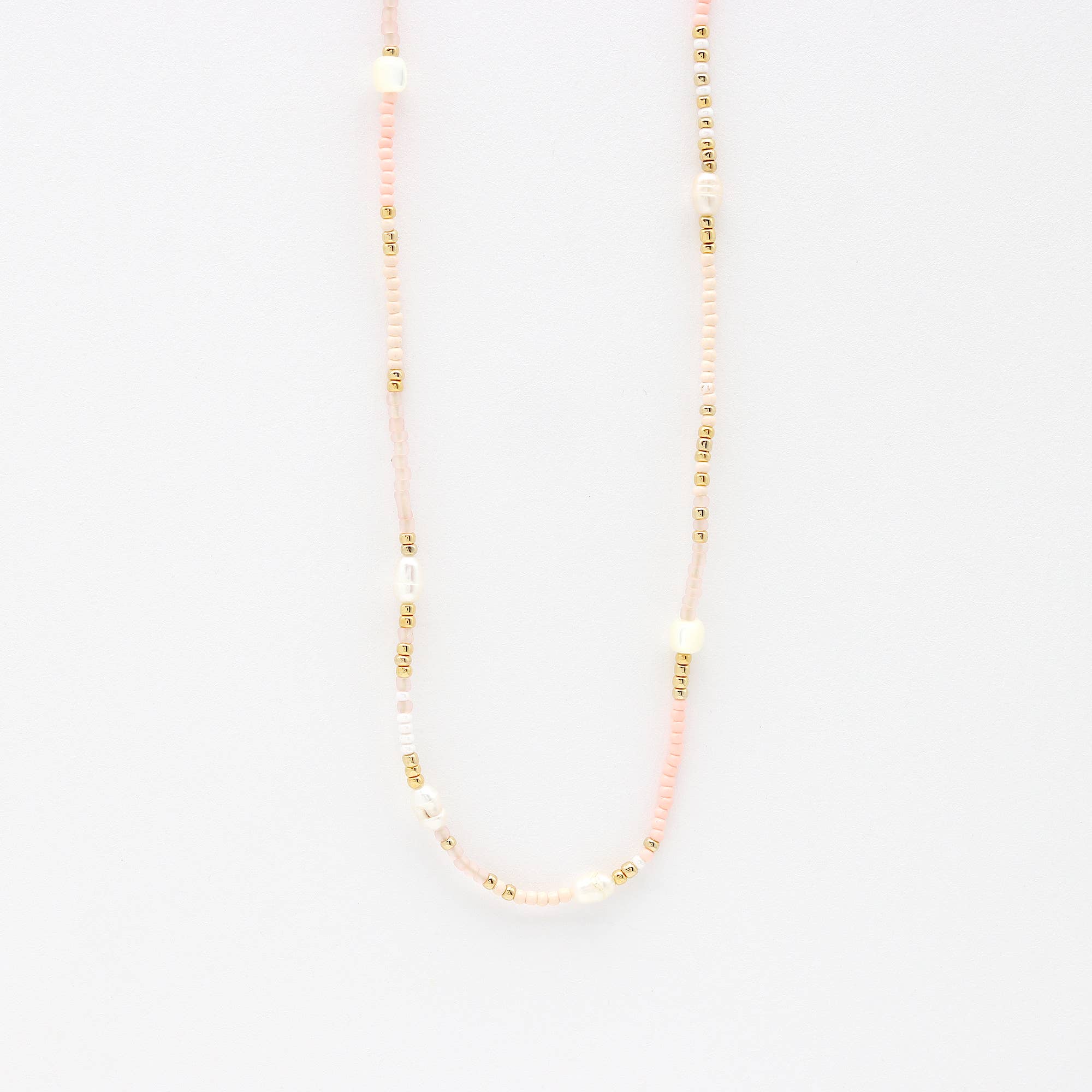 Cinta Pearl Beaded Surf Necklace