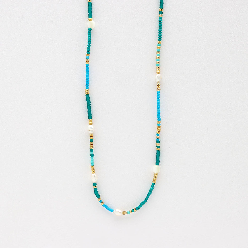 Ombak Pearl Beaded Surf Necklace