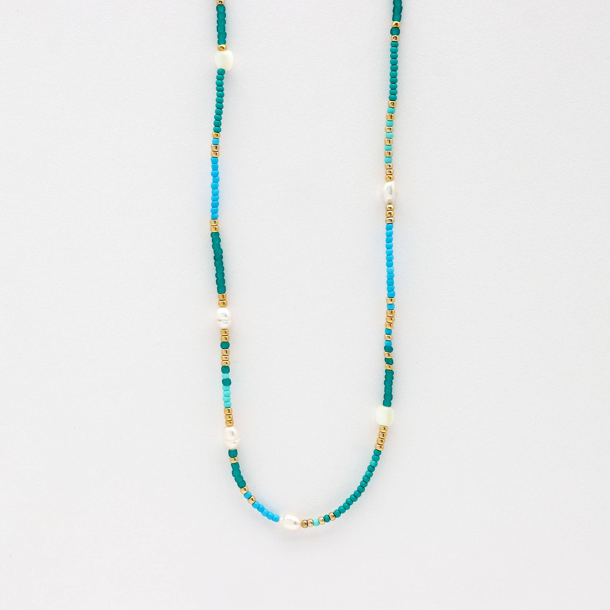 Ombak Pearl Beaded Surf Necklace