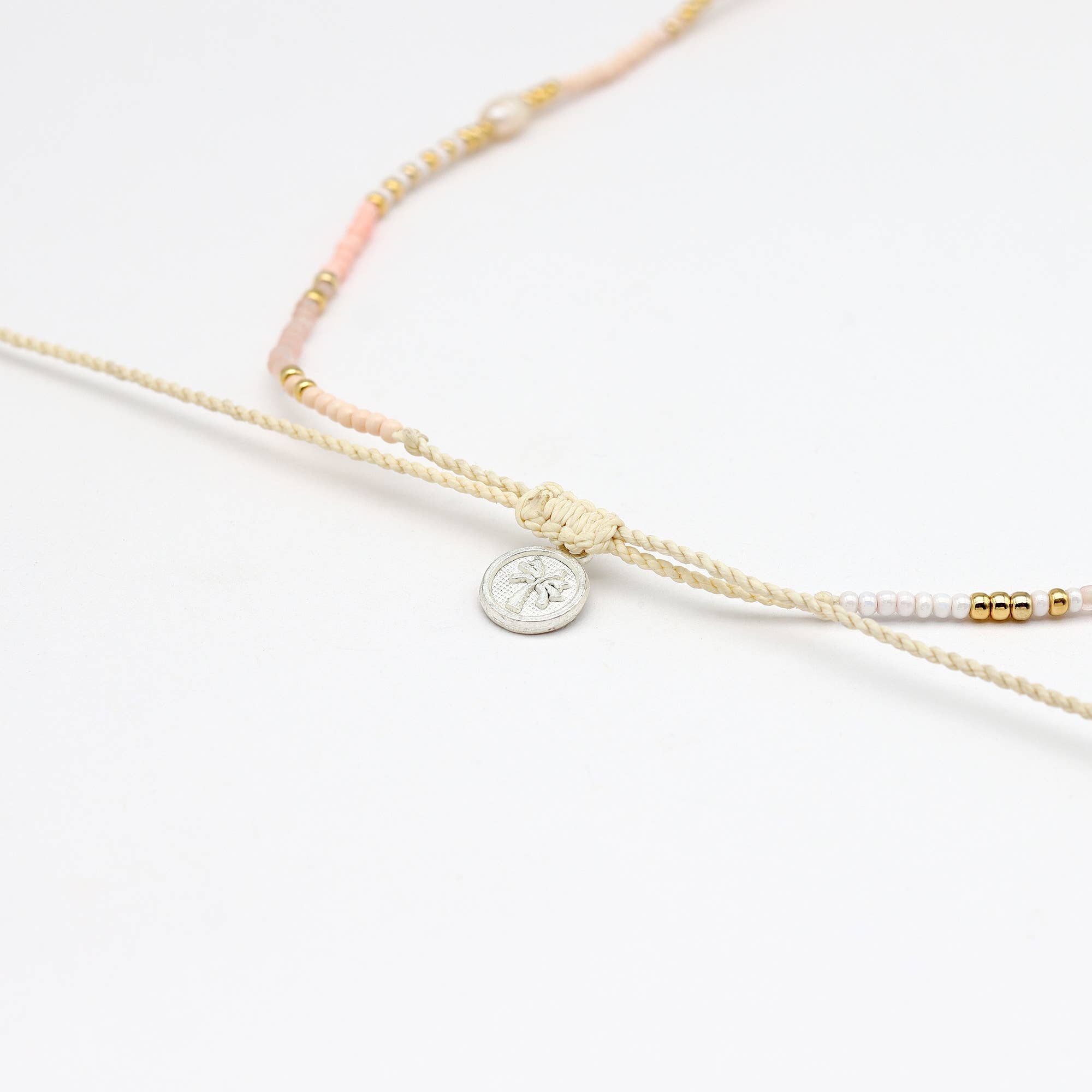 Cinta Pearl Beaded Surf Necklace