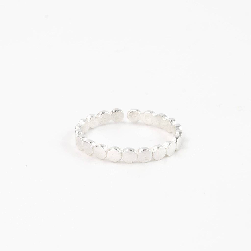 Dainty Circle Adjustable Ring