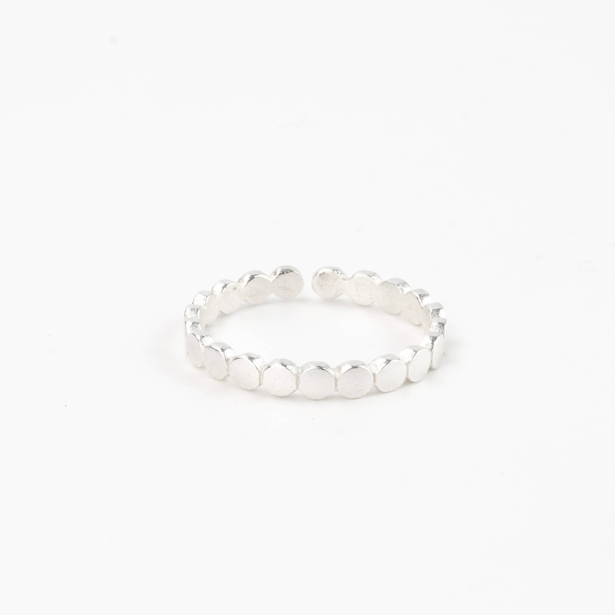 Dainty Circle Adjustable Ring