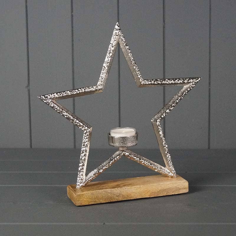 Metal Star Tealight
