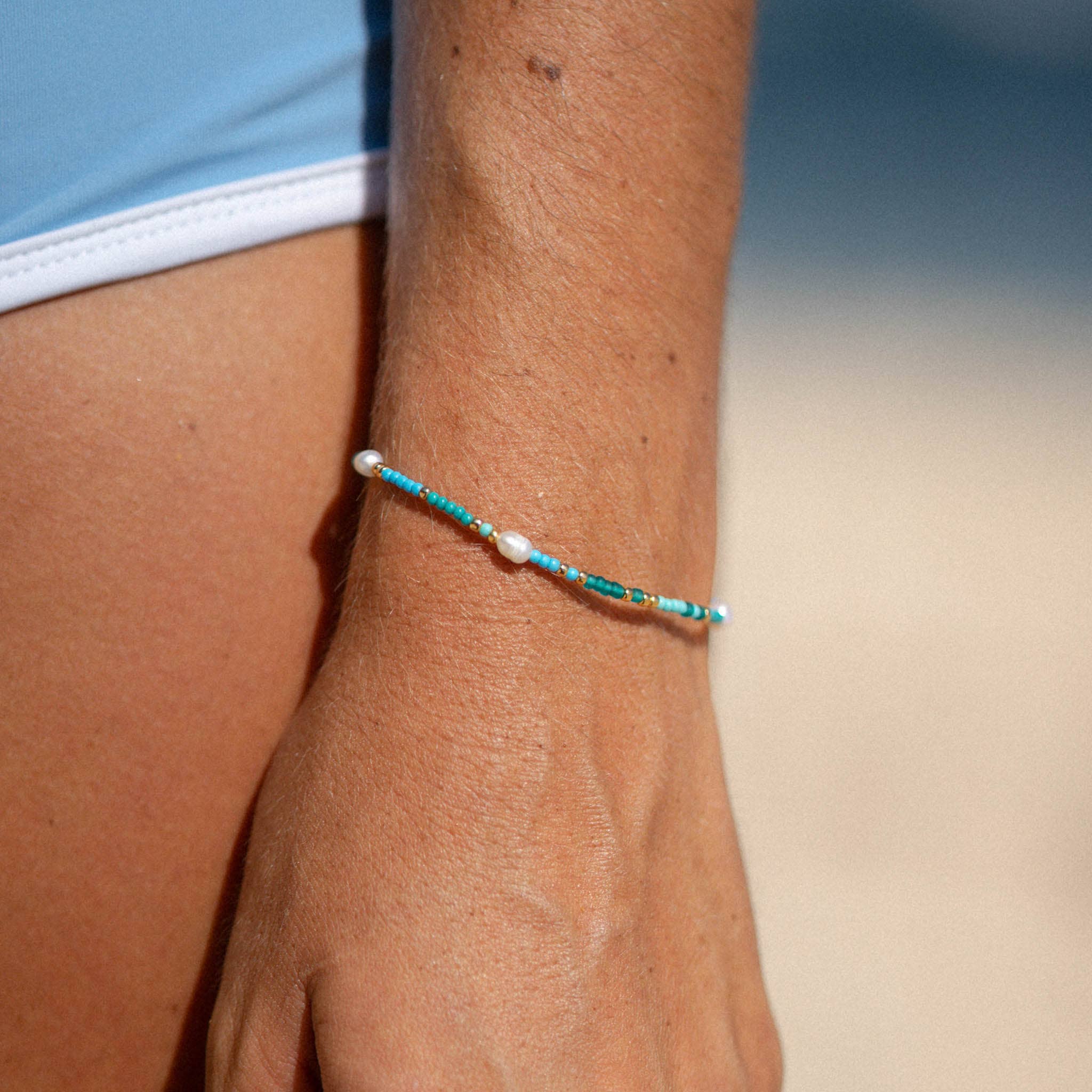 Ombak Pearl Beaded Surf Bracelet