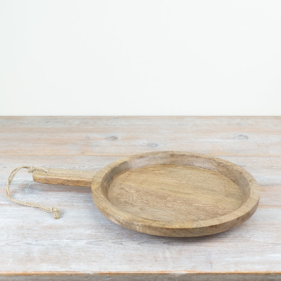 Round Wood Chopping Board, 42cm