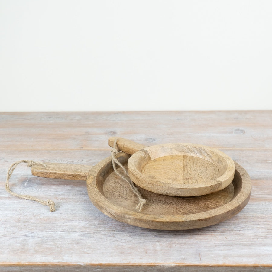 Round Wood Chopping Board, 42cm