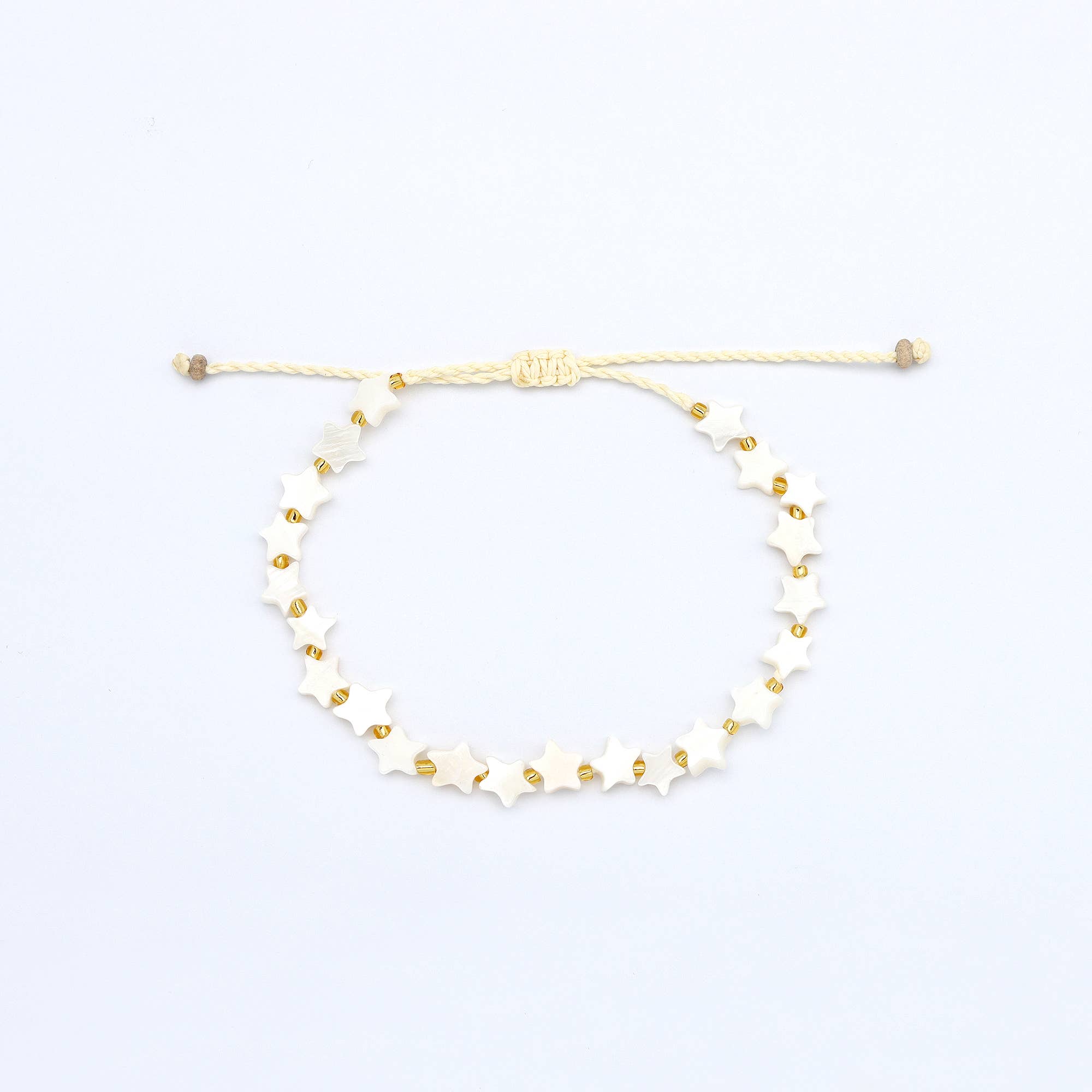 Cahaya Adjustable Beaded Bracelet Heart/Star