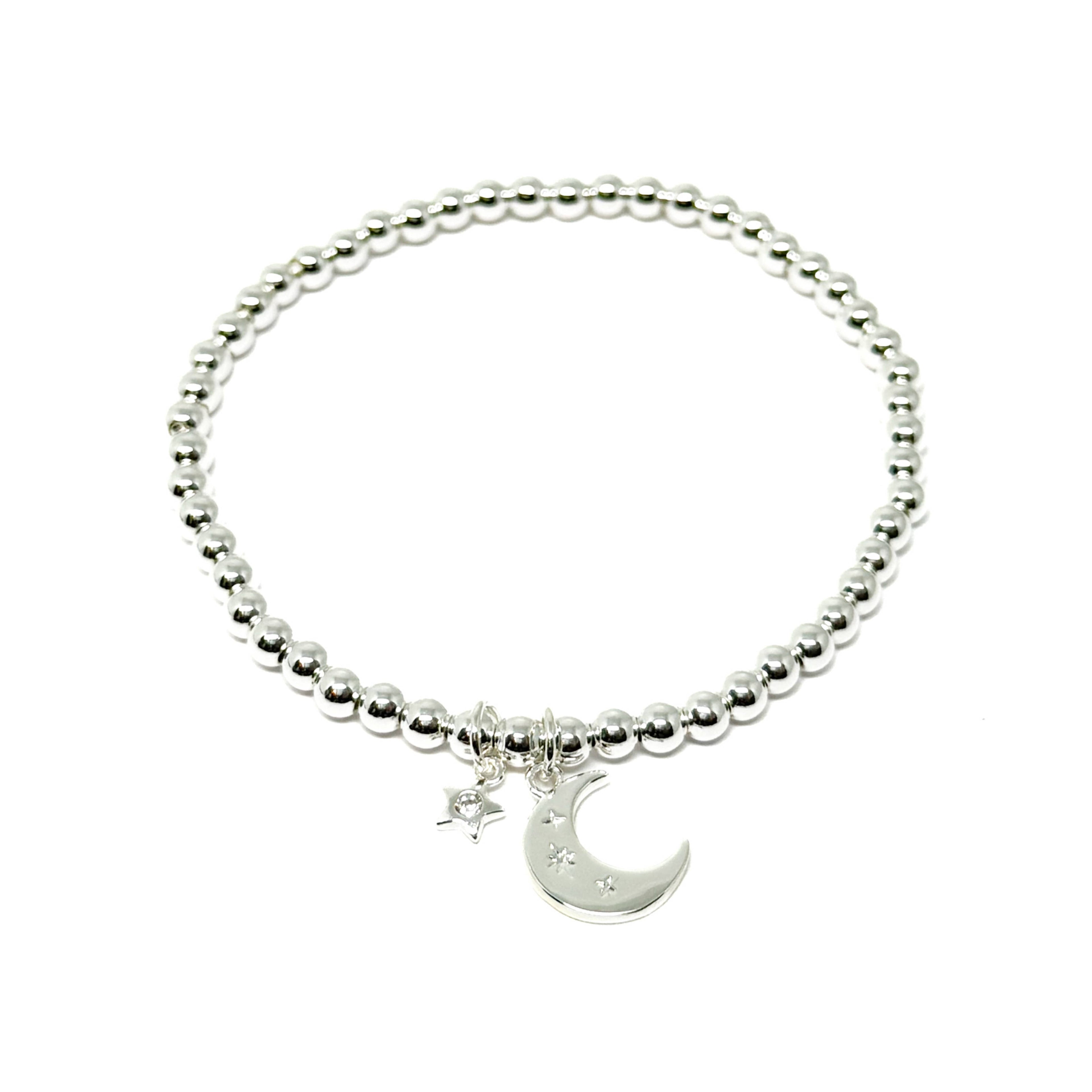 Harwin Moon & Star Bracelet - Silver
