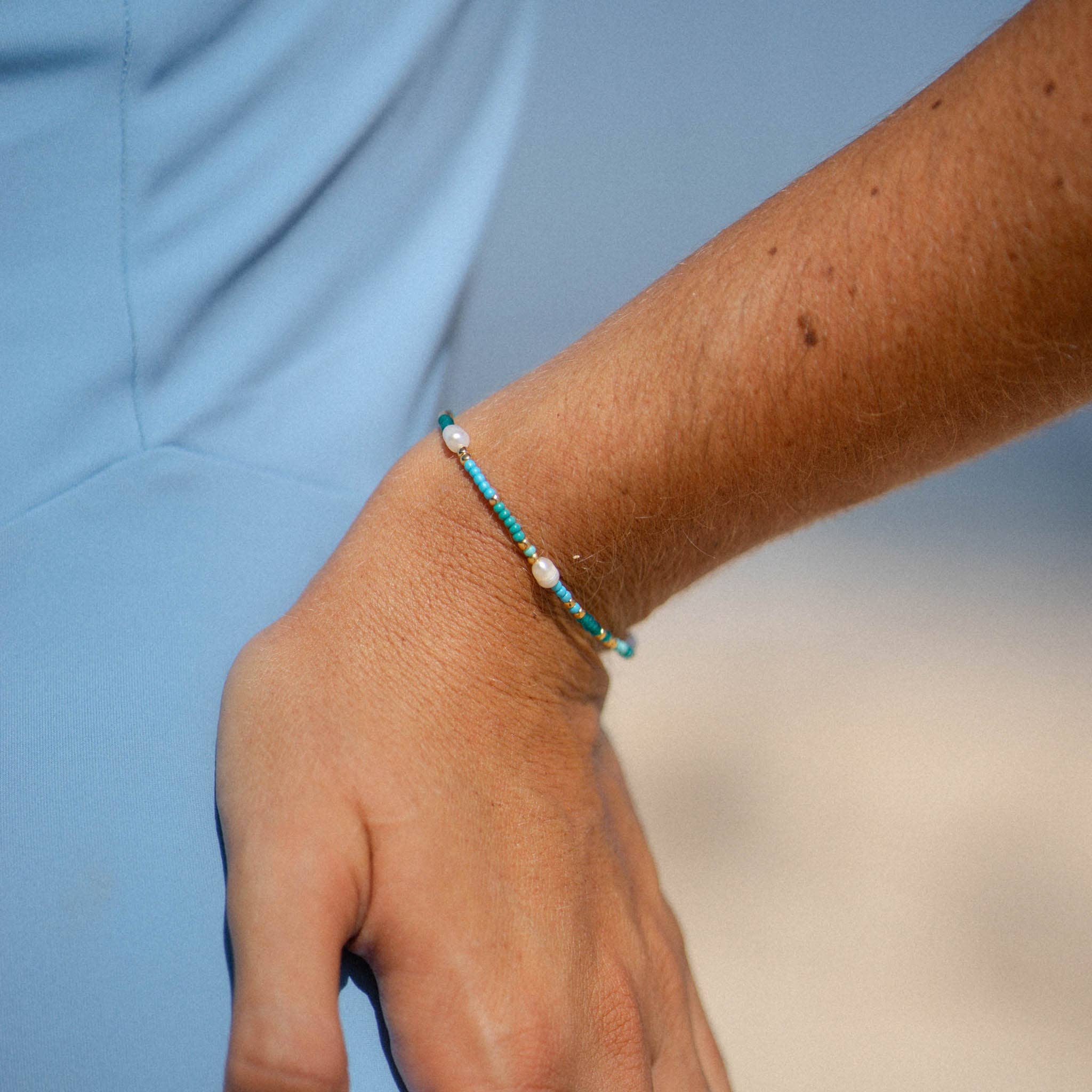 Ombak Pearl Beaded Surf Bracelet