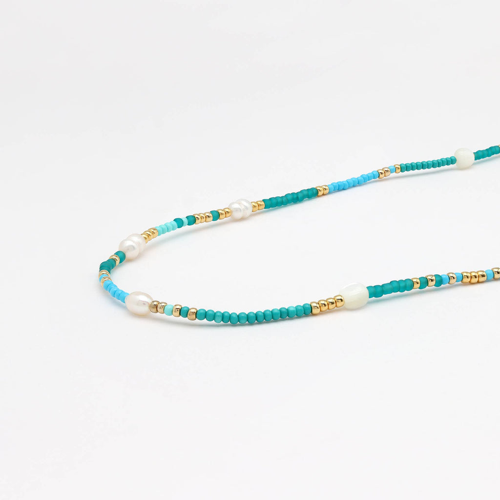 Ombak Pearl Beaded Surf Necklace