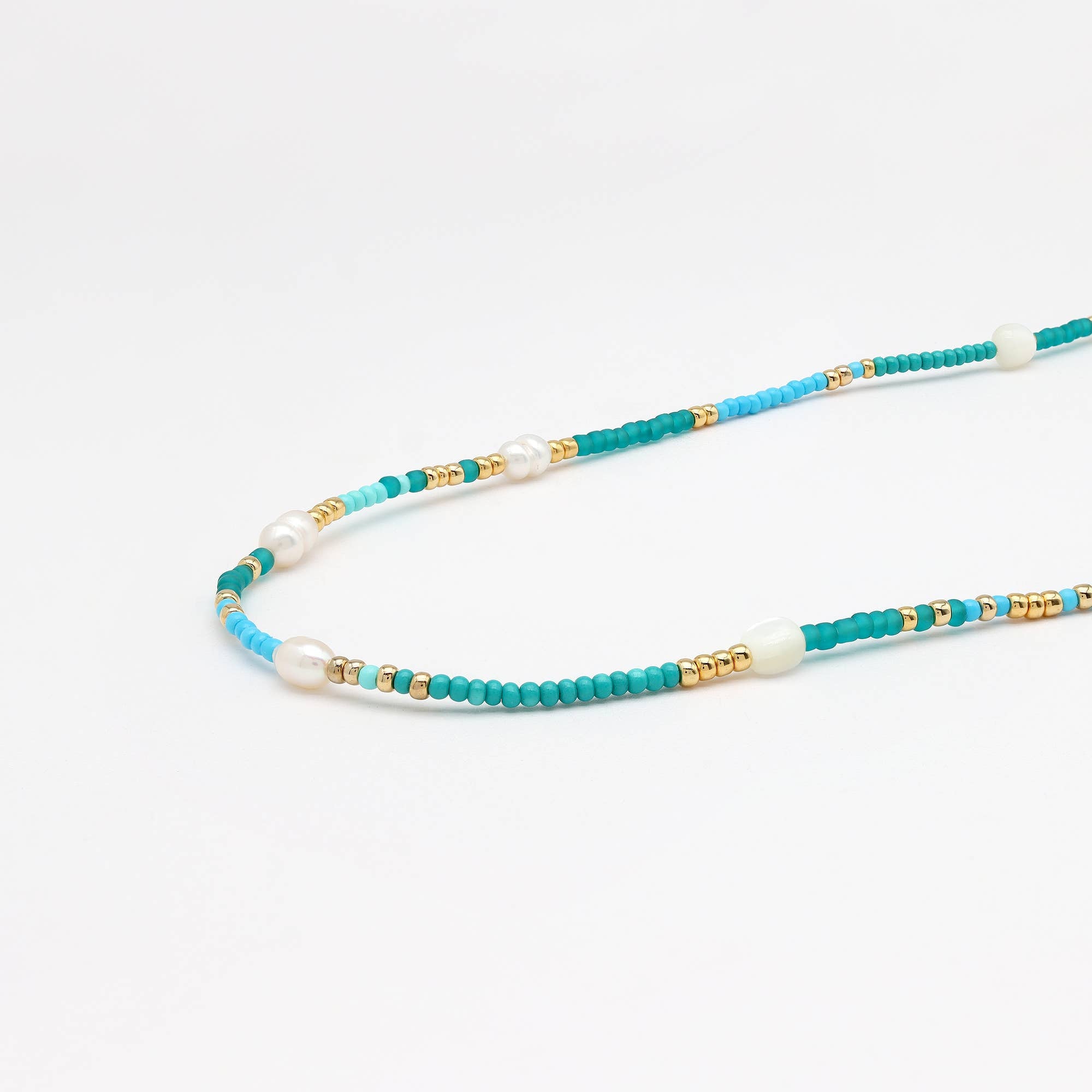 Ombak Pearl Beaded Surf Necklace