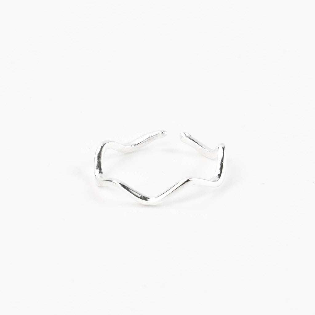Adjustable Deep Wave Ring