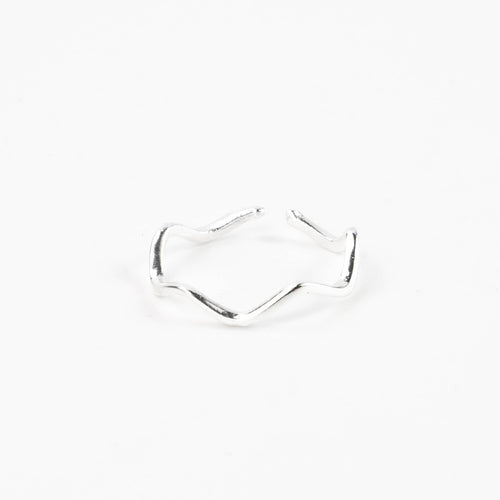 Adjustable Deep Wave Ring