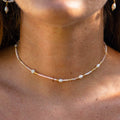 Cinta Pearl Beaded Surf Necklace