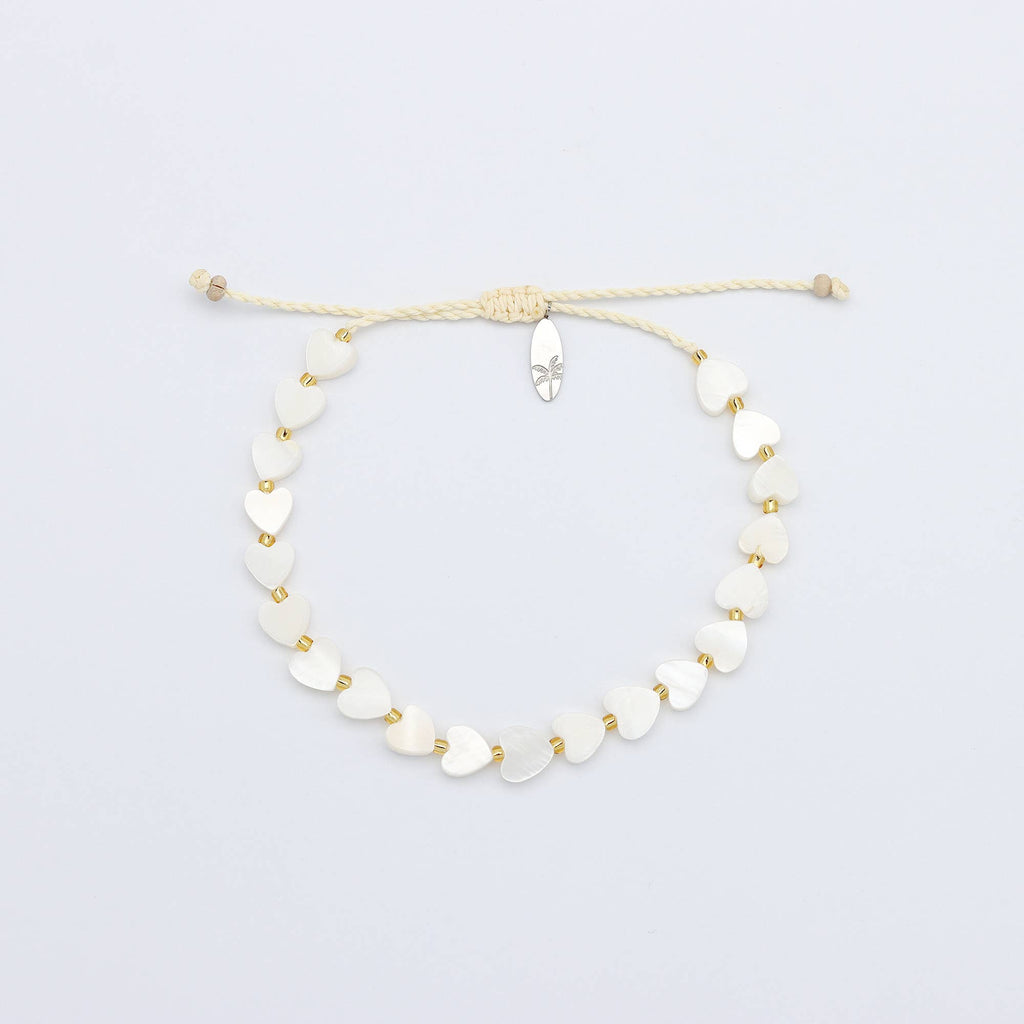 Cahaya Adjustable Beaded Bracelet Heart/Star