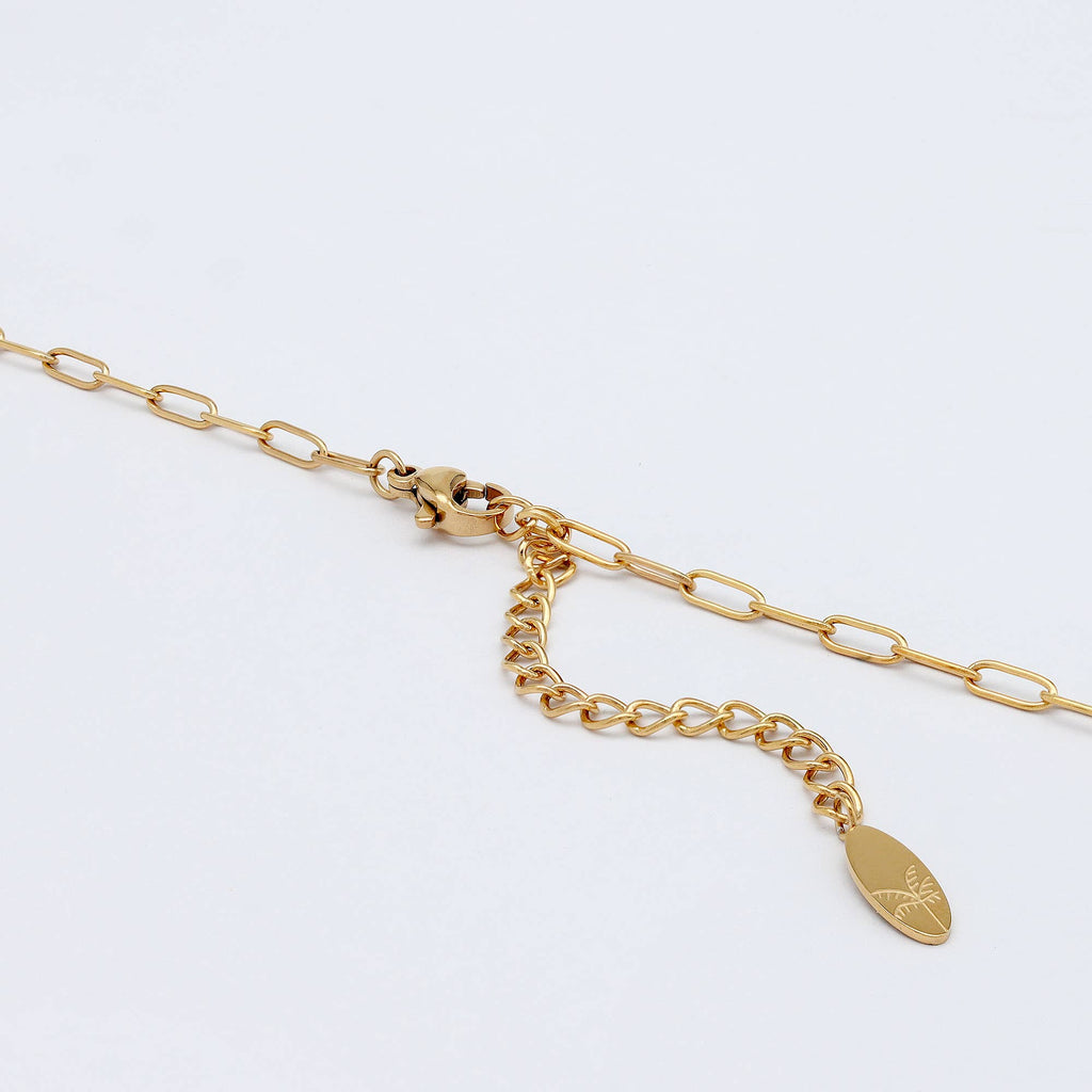 Sun Charm Necklace | Stainless Steel