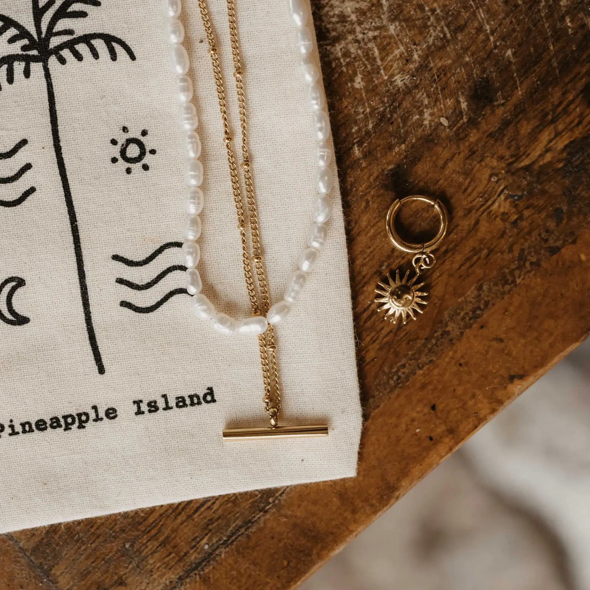 Sun Hoop Earrings | Stainless Steel