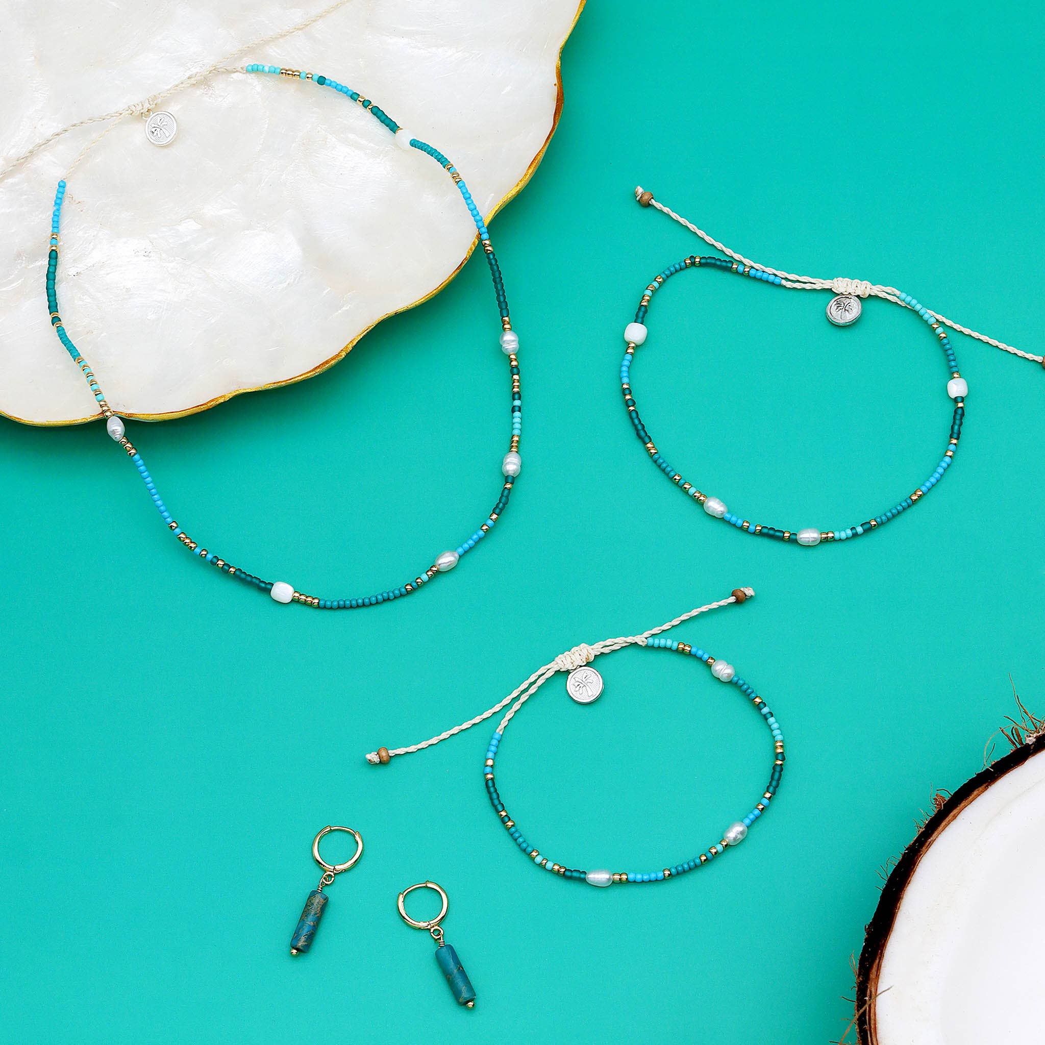 Ombak Pearl Beaded Surf Bracelet