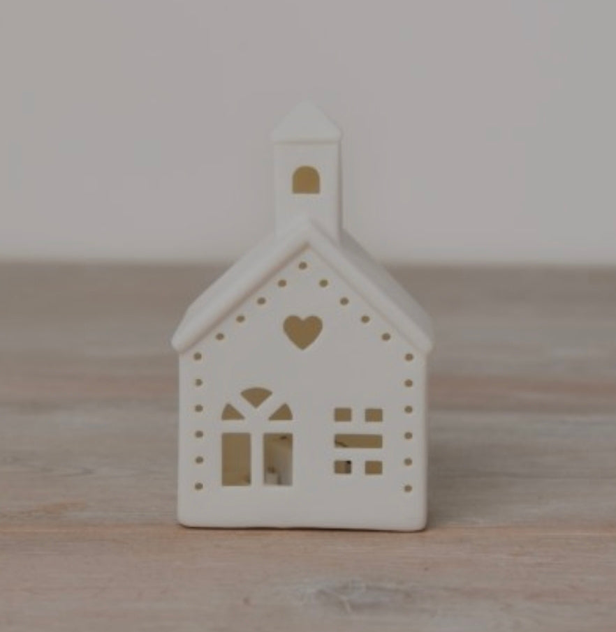 Ceramic t-light church