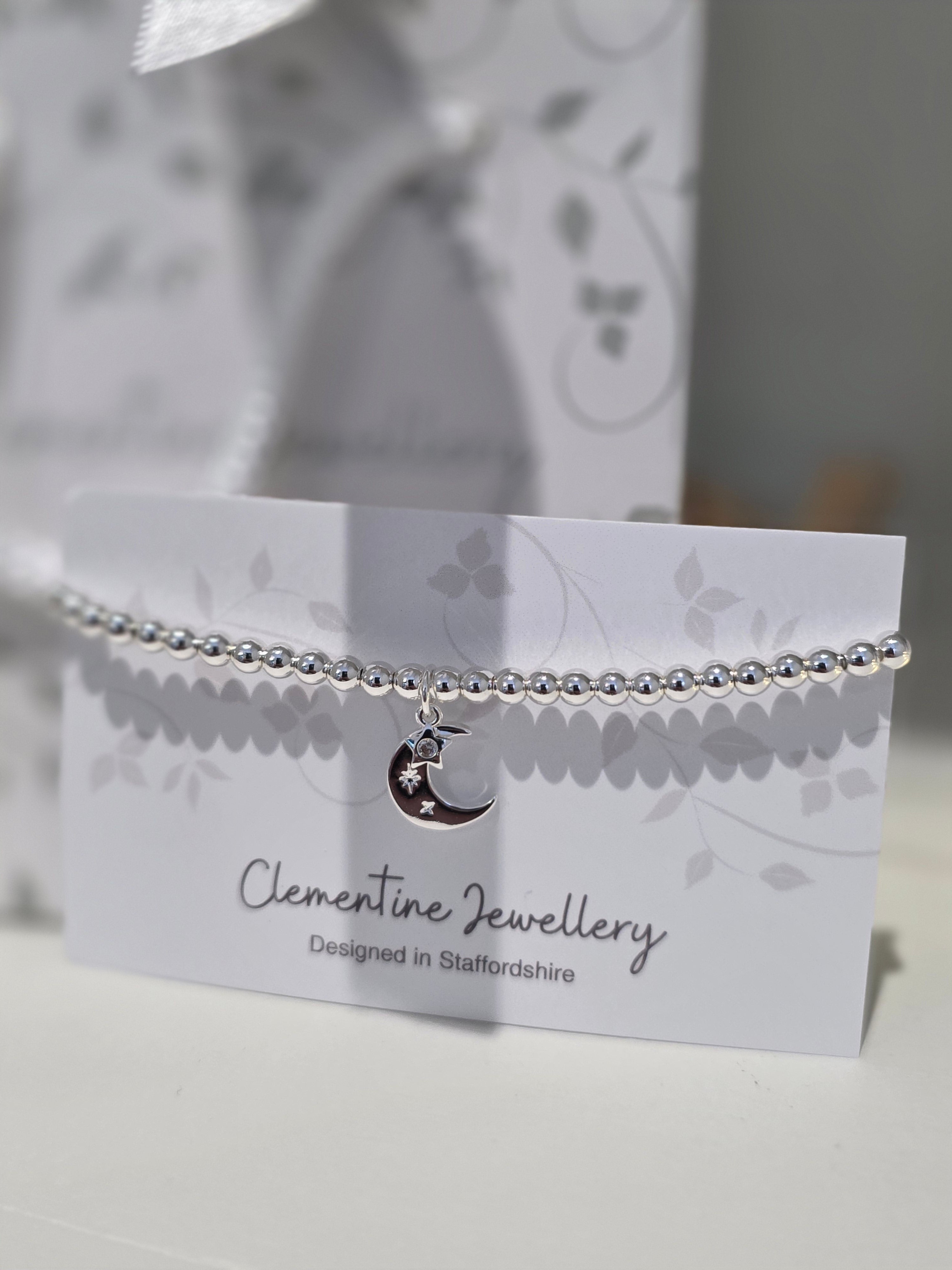 Harwin Moon & Star Bracelet - Silver