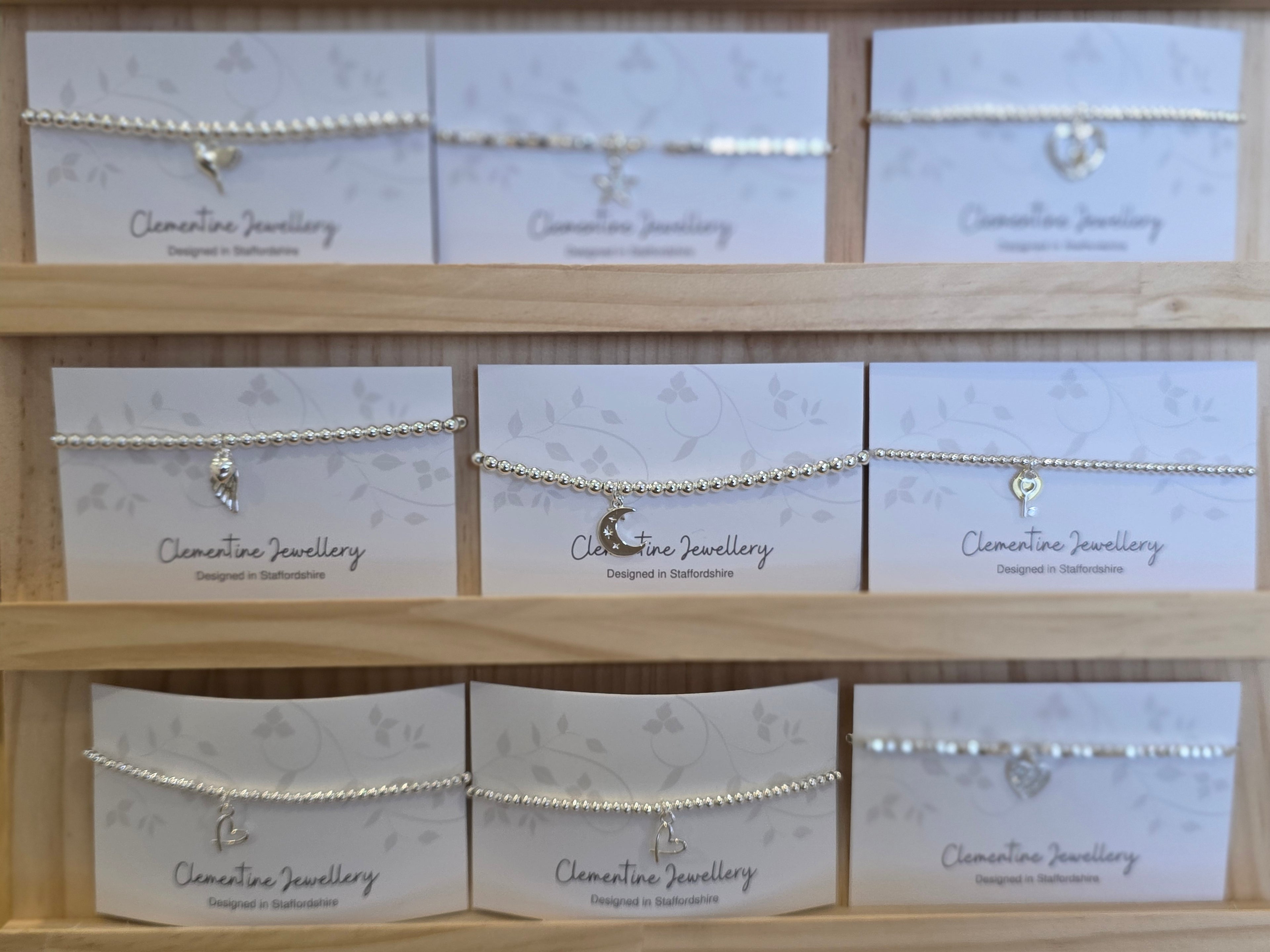 Sophia Angel Wing Bracelet - Silver