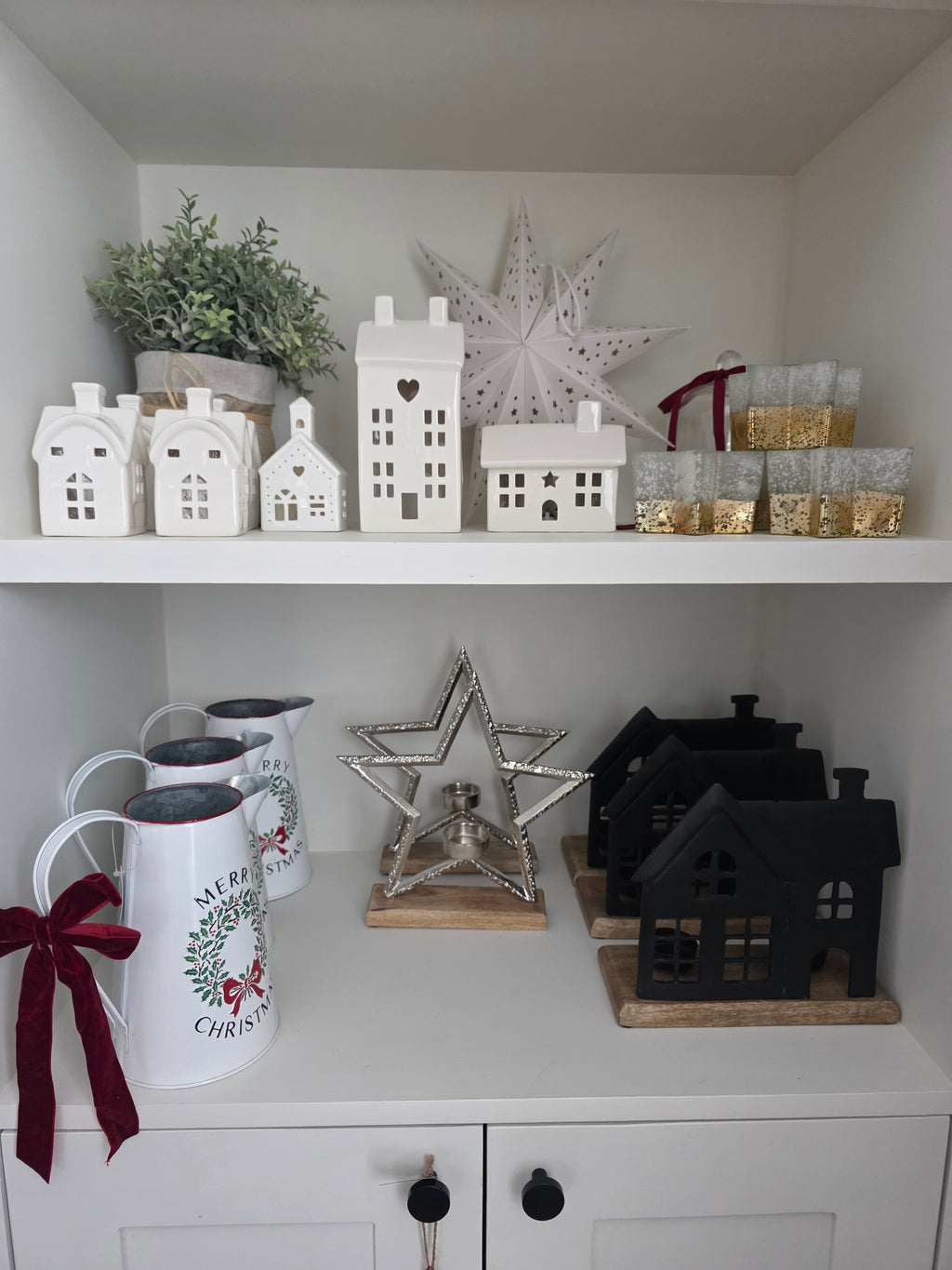 Tall Ceramic T-Light House